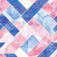 Kék, rózsaszín absztrakt tapéta nappaliba, előszobába