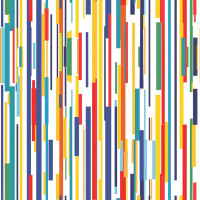 Színes csíkos tapéta nappaliba, előszobába