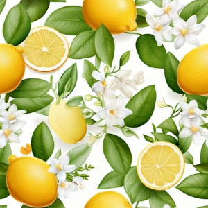 Citrusos tapéta konyhába