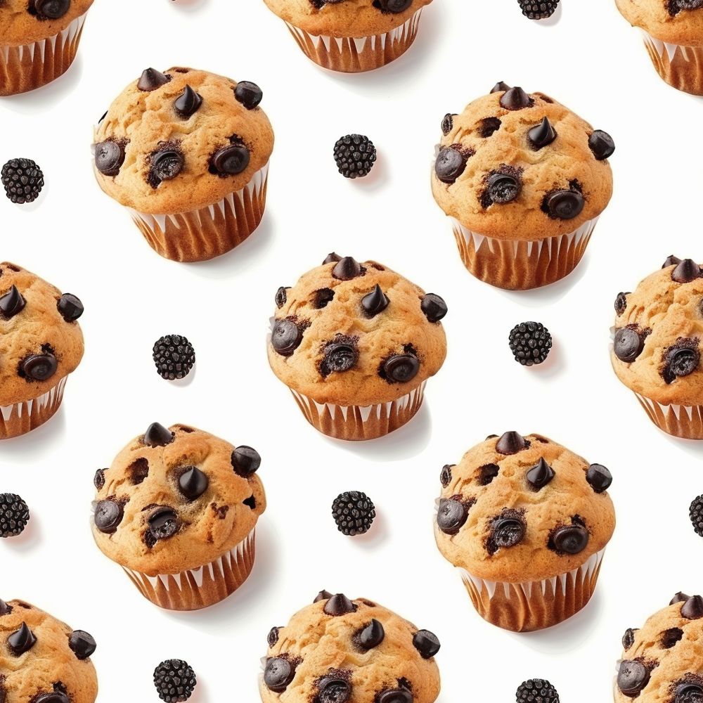 Muffinos csokis tapéta konyhába