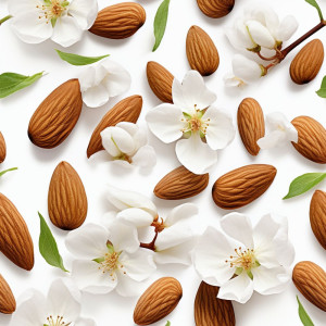 Mandulás, virágos tapéta konyhába