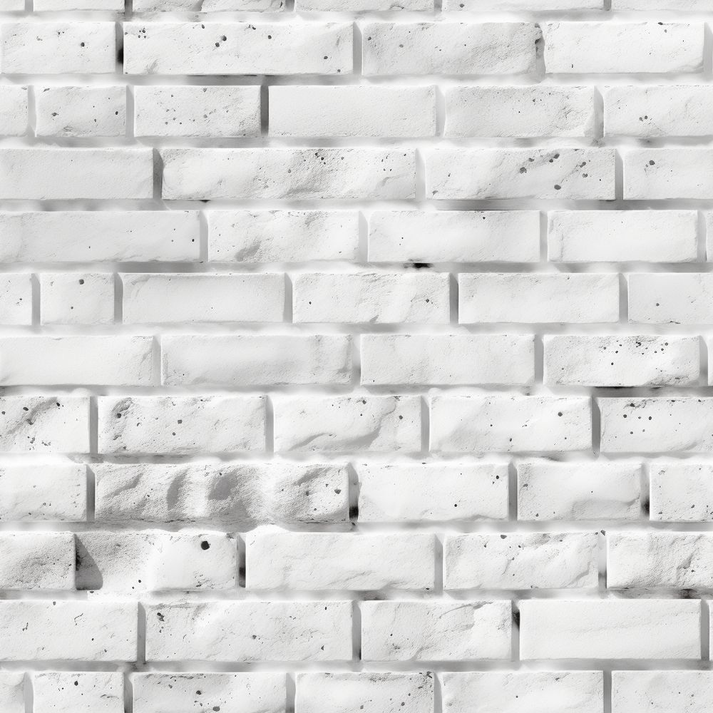 Fehér tégla mintás tapéta nappaliba, előszobába