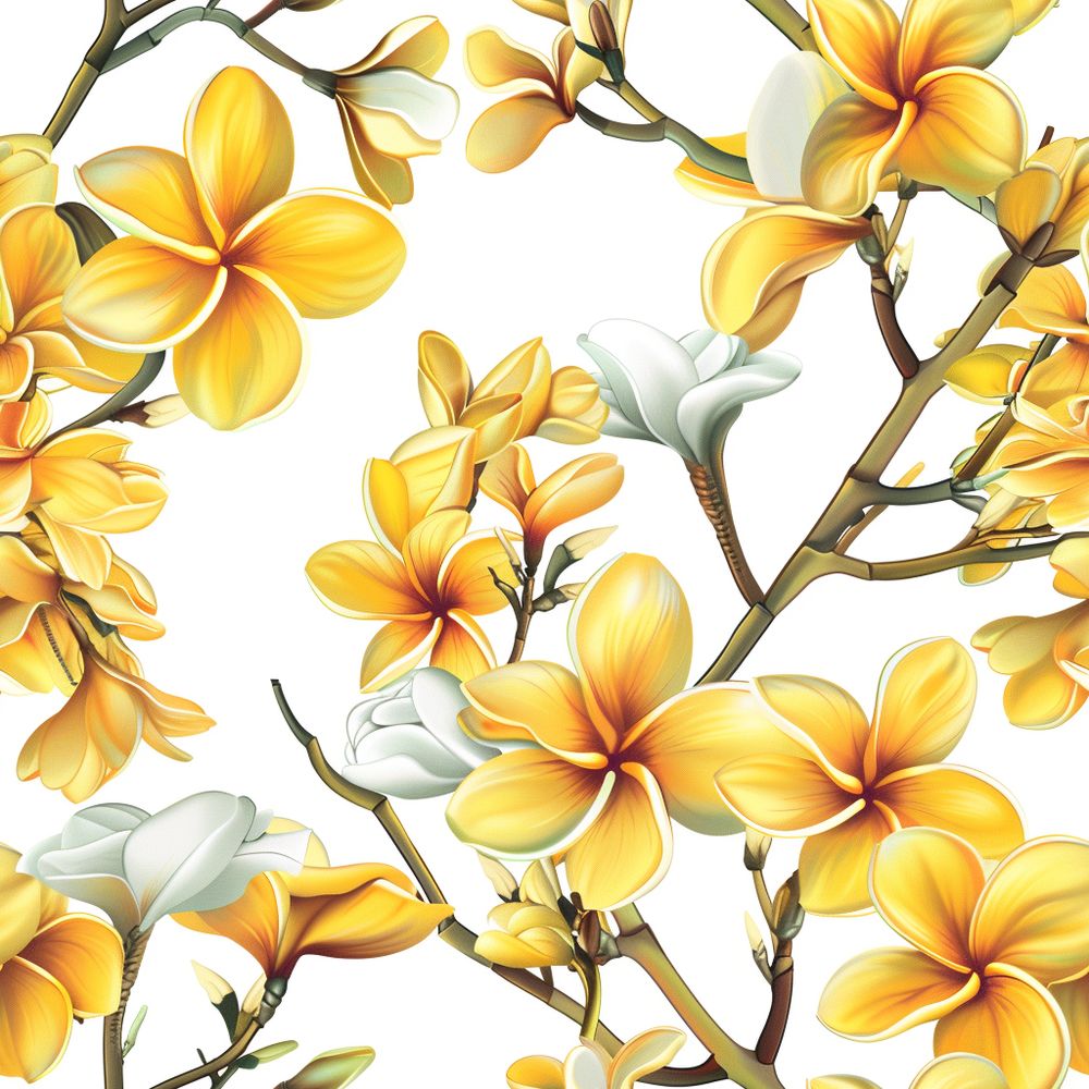 Exotikus virágos tapéta nappaliba, hálóba