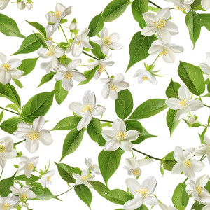 Jázmin virág mintás tapéta nappaliba, hálóba