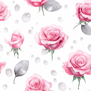 Vintázs rózsás tapéta nappaliba, hálóba