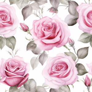 Vintage rózsa virágos tapéta nappaliba, hálóba