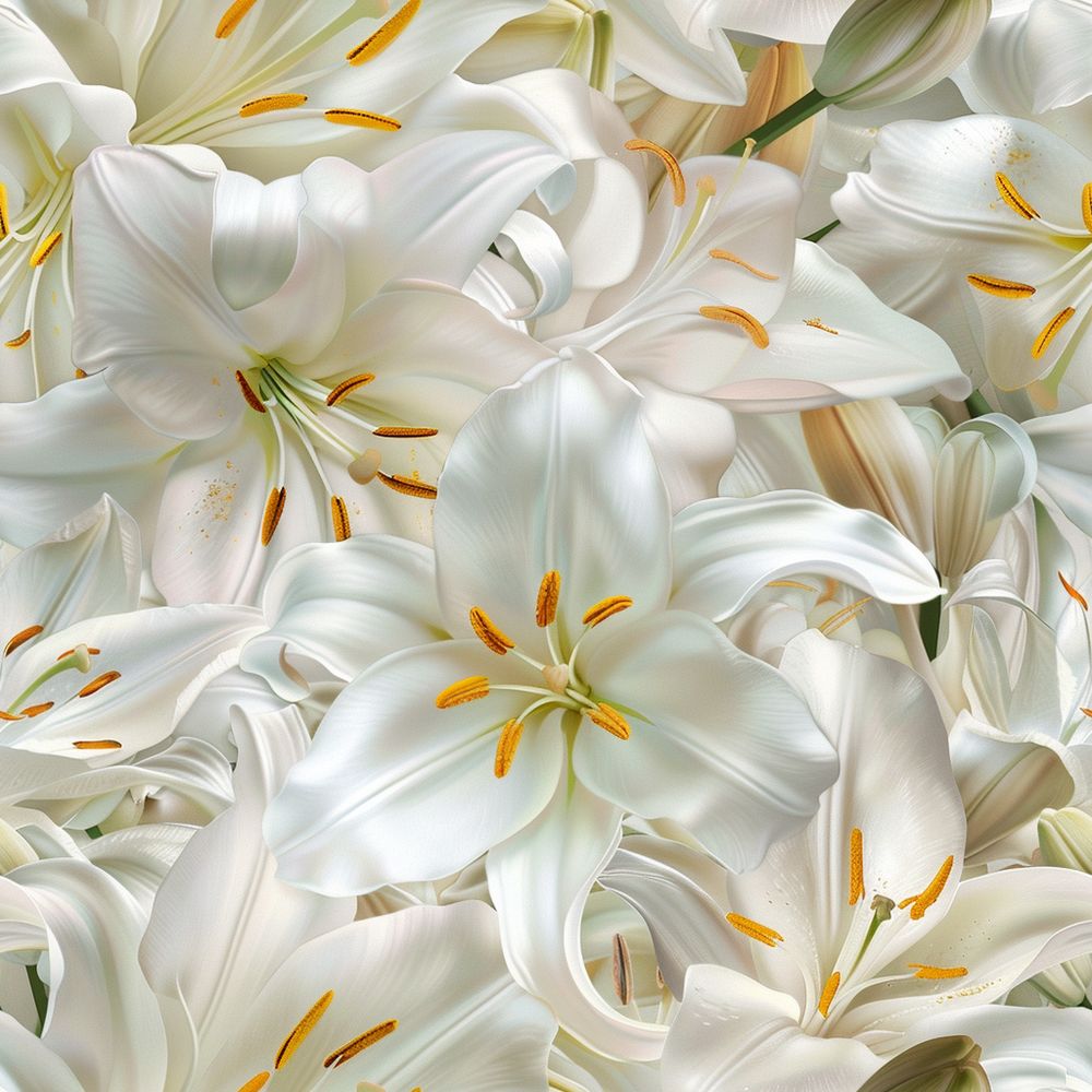 Liliomos tapéta nappaliba, hálóba